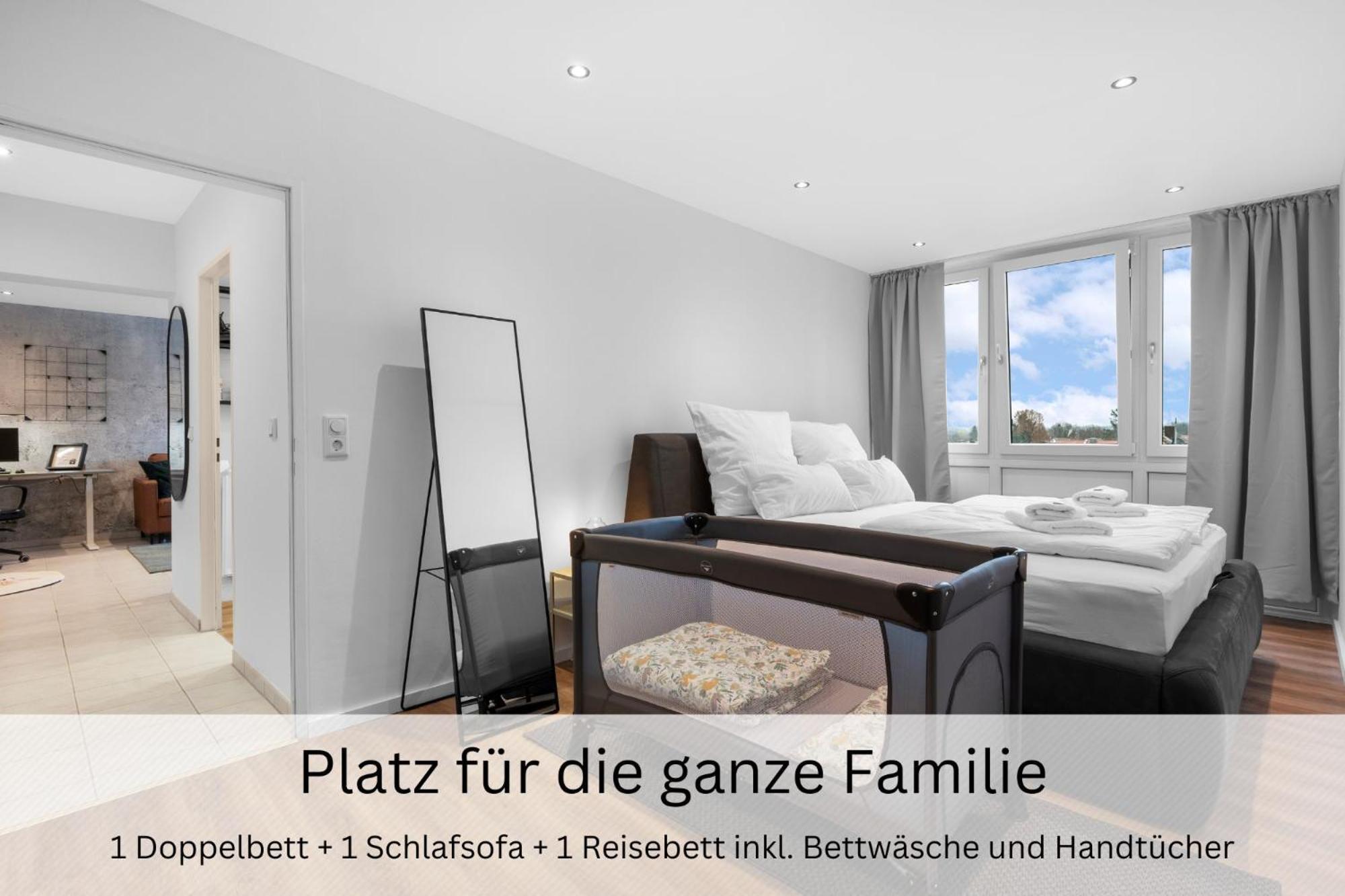 Urban Jungle Industrial Parkplatz Balkon Business Apartment Dreieich Exterior foto